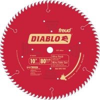 Freud D1080X Diablo 10-Inch 80-tooth ATB Finish Saw Blade with 5/8-Inch Arbor and PermaShield Coating