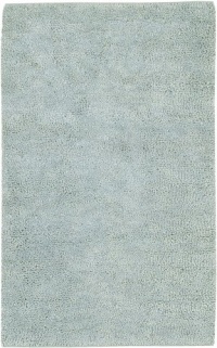 Area Rug 8x10 Rectangle Shag Spa Blue Color - Surya Aros Rug from RugPal