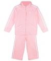 adidas Infant Girls Basic Tricot Set