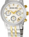 Michael Kors Watches Two-Tone Chronograph with Stones