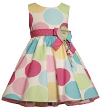 Bonnie Jean Toddler Girls Multi Dot Birthday Dress