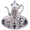 4 PIECE COFFEE SERVICE - 4 PIECE SILVER PLATED COFFEE SERVICE