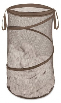 Whitmor 6926-1170-CHOC 15 inch Collapsible Laundry Hamper, Chocolate