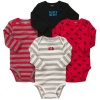 Carter's Baby Boys 4-pack Long-sleeve Bodysuits (NB-24M) (3 Months, Red Multi)