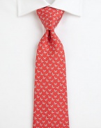 A dragonfly print gives this silk tie instant appeal.SilkDry cleanMade in Italy