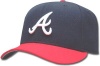 MLB Atlanta Braves Pinch Hitter Wool Replica Adjustable Cap, Navy/Red