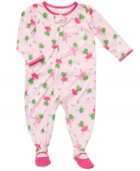 Treat your tiny dancer to this darling footed coverall from Carter's.