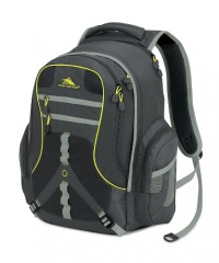 High Sierra Burnout Backpack (19.5 x 15.5 x 8.5-Inch, Charcoal/Chartreuse)