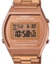 Casio B640WC-5A Men's Bronze Rose Digital Retro Stainless Steel Watch