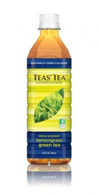 Teas' Tea Lemongrass Green Unsweetened Tea, 16.9-Ounce Bottles (Pack of 12)