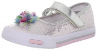 Stride Rite Jenna Fashion Sneaker (Toddler/Little Kid),Silver/Multi Poof,11.5 M US Little Kid