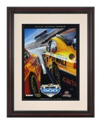 NASCAR Framed 8.5 x 11 Daytona 500 Program Print Race Year: 52nd Annual - 2010