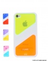 i-UniK Arc-En-Ciel Series iPhone 4S/4 Slim PC and TPU Slim 2 Tone Designer Case Yellow and Orange