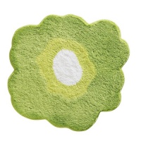 InterDesign Design Poppy Rug, Green, 26 Inch