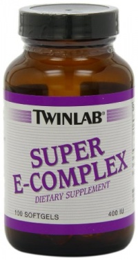 Twin Lab Super E-com  400 Iu, 100 Softgels