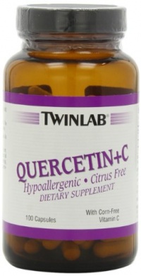 Twinlab Quercetin Plus C, 100 Capsules (Pack of 2)