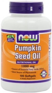 Now Foods Pumpkin Oil 1000mg Soft-gels, 100-Count