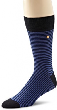 HUGO BOSS Men's Thin Striped Mid Calf Length Socks