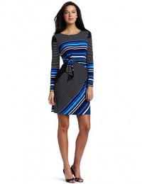 Tiana B Women's Nautical Striped Dress