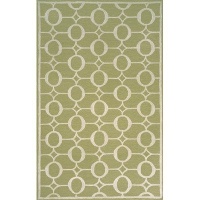 Liora Manne Spello Arabesque Sage Outdoor Rug 8'3 x 11'6