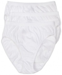 Hanes Women's Classic Cotton Hi-Cut, Three Pack #CW43