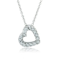 Effy Jewelry Effy® 14K Gold Diamond Heart Pendant .06 Tcw.