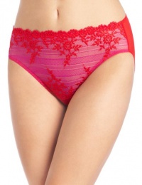 Wacoal Womens Embrace Lace Hi Cut Panty Brief Panty