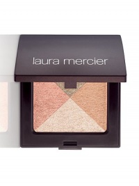 A unique baked formula that applies effortlessly while brightening the eyes, cheeks and body with a hint of natural colour and light. Contains light-reflecting properties that blend together to give the skin a healthy all-over glow. Use colors individually as eye shadows or highlighters to create the look you desire. 0.21 oz. 