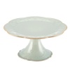 Lenox French Perle Pedestal Cake Plate, Medium, Ice Blue