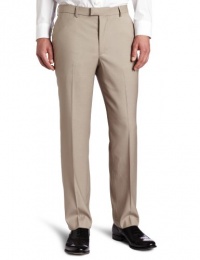 Perry Ellis Men's Portfolio Modern Fit Flat Front Solid Bengaline Pant