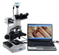 OMAX 40X-1600X Digital Trinocular Metallurgical Microscope with Double Layer Mechanical Stage and 2.0MP USB Camera