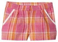 K.C. Parker Girls 2-6X Little Girls Cotton Seersucker Plaid Short, Pink Plaid, 5