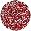 Area Rug 6x6 Round Contemporary Red Color - St Croix Trading Structure Collection