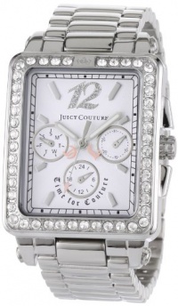 Juicy Couture Women's 1900781 Pedigree Tank Stainless Steel Bracelet Watch