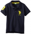 U.S. Polo Assn. Boys 2-7 Solid Short Sleeve