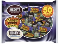 Hershey's Halloween Snack Size Candy Assortment, 50-Piece, (Pack of 2)