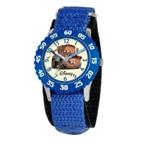 Disney Kids' W000083 Cars Stainless Steel Time Teacher Watch