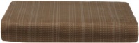 Calvin Klein Home Corrugated Stripe Sheeting Queen Flat Sheet, Camel