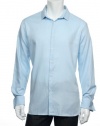 Alfani Red Men's Light Blue Button Down Shirt