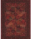 Area Rug 2x4 Rectangle Transitional Antique Red Color - Couristan Kashimar Collection