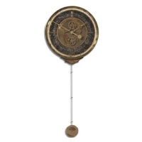 Uttermost Leonardo Chronograph Black Wall Clock