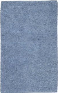 Area Rug 4x10 Rectangle Shag Sky Blue Color - Surya Aros Rug from RugPal