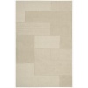 Calvin Klein Bowery GRID Rectangle Rug, Bone, 5.3-Feet by 7.5-Feet