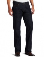 True Religion Men's Ricky Snake Eyes Straight Jean