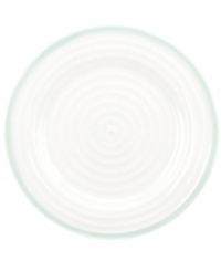 Distinctly ribbed Sophie Conran dinnerware sets your table with the charm of traditional hand-thrown pottery, but the durability of contemporary Portmeirion porcelain. Mix the banded Carnivale salad plate with solid celadon pieces.