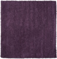 Area Rug 8x8 Square Shag Purple Color - Surya Aros Rug from RugPal