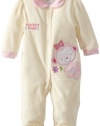 Carter's Watch the Wear Baby-Girls Newborn Girl Monkey Coverall, Light Pink, 3-6 Months