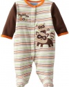 Carter's Watch the Wear Baby-Boys Newborn Daddys Boy Coverall, Brown, 0-3 Months