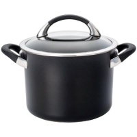 Circulon Symmetry Hard Anodized Nonstick 4-Quart Covered Saucepot