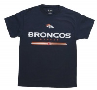 NFL Denver Broncos Critical Victory VI Short Sleeve T-Shirt, Athletic Navy